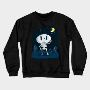 Halloween Skeleton Graveyard [HT] Crewneck Sweatshirt